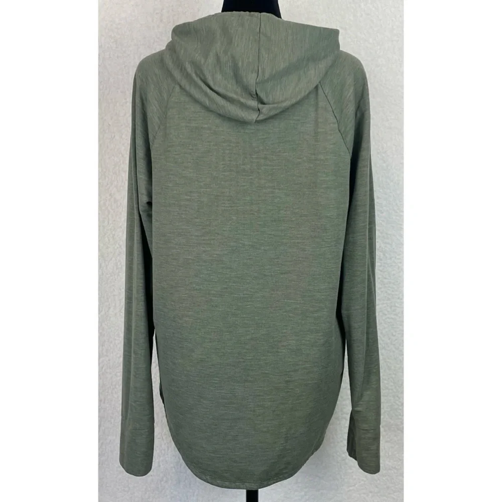 THE NORTH FACE • Thyme Heather Westbrae Knit Pullover Hoodie, L - Picture 9 of 15